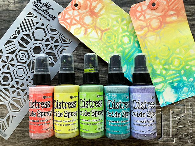 Distress Oxide Spray Iced Spruce / Tinta en Spray Escarchado Pintura y Medios Mixtos Ranger