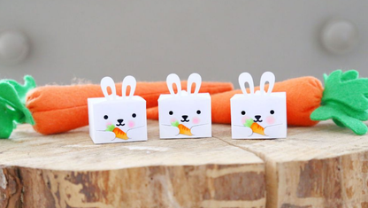 Tiny Gift Box Bunny Add-On Die / Suaje de Cajita de Conejito Descontinuado Lawn Fawn