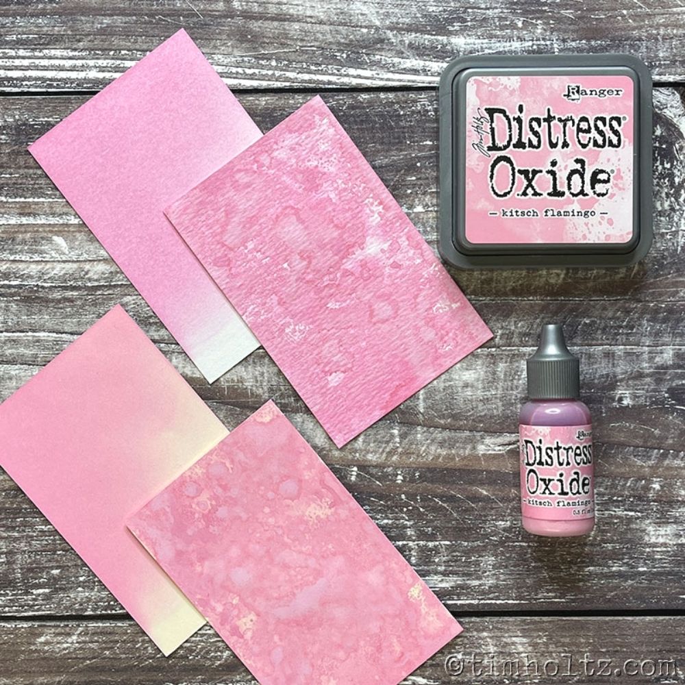 Tim Holtz Distress Oxide Kitsch Flamingo / Cojin de Tinta Efecto Oxidado Rosa Tintas Ranger