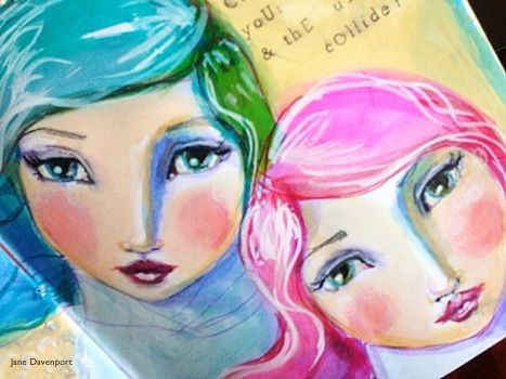 Acrylic Stamps Face, Eyes, Lips / Sellos de Acrílico Rostro, Ojos y Labios Descontinuado Jane Davenport