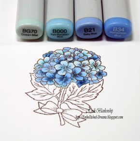 Studio 71 Alcohol Brush Markers Blue Tones / Marcadores de Alcohol Tonos Azul Descontinuado Darice