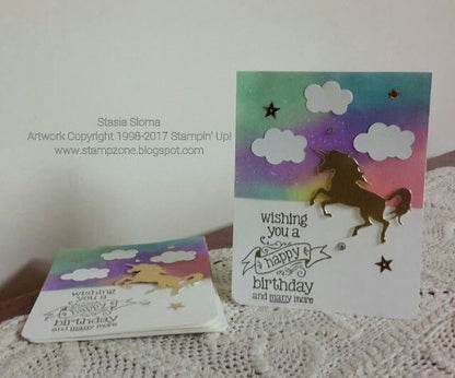 Unicorn Fantasy Dies / Suajes de Unicornio Descontinuado Spellbinders