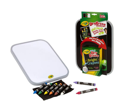 Crayola Dual-Sided Dry-Erase Board Set / Pizarrón Doble Cara Accesorios Crayola