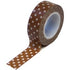 Washi Tape Polka Dot Brown / Cinta Adhesiva Descontinuado Queen&Co