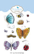 Bugs & Butterflies Clear Stamps / Sellos de Polímero de Mariposas e Insectos Sellos Elizabeth Craft Designs