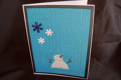 Sledding Embossing Folder / Folder de Grabado Trineo Descontinuado Cuttlebug