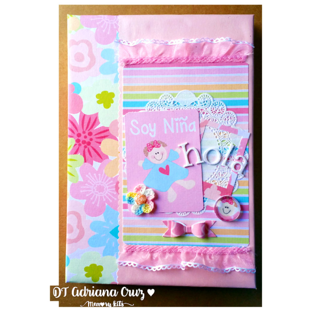 Kit de Papel Cartulina Amor Chiquito Niña Papel Memory Kits