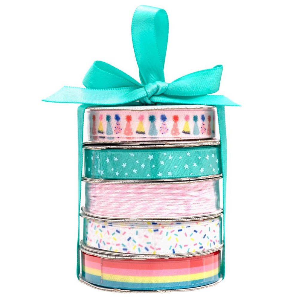 Birthday Premium Ribbon  / Paquete de Listones Cumpleaños Descontinuado American Crafts