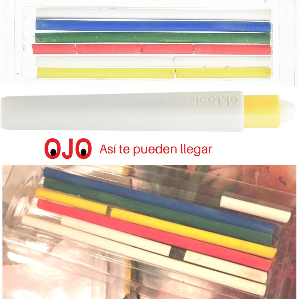 Skinny Chalks and Holders / Set de Sujeta Gises Finos y Gises Descontinuado Ek Success