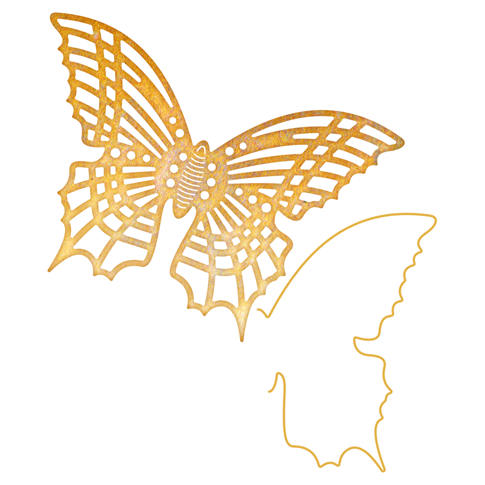 Majestic Butterfly W Angel Wing / Suaje de Mariposa Majestuosa Dados de Corte / Suajes / Troqueles Cheery Lynn Designs