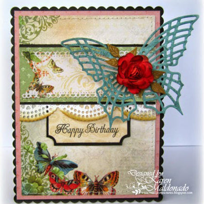 Majestic Butterfly W Angel Wing / Suaje de Mariposa Majestuosa Descontinuado Cheery Lynn Designs