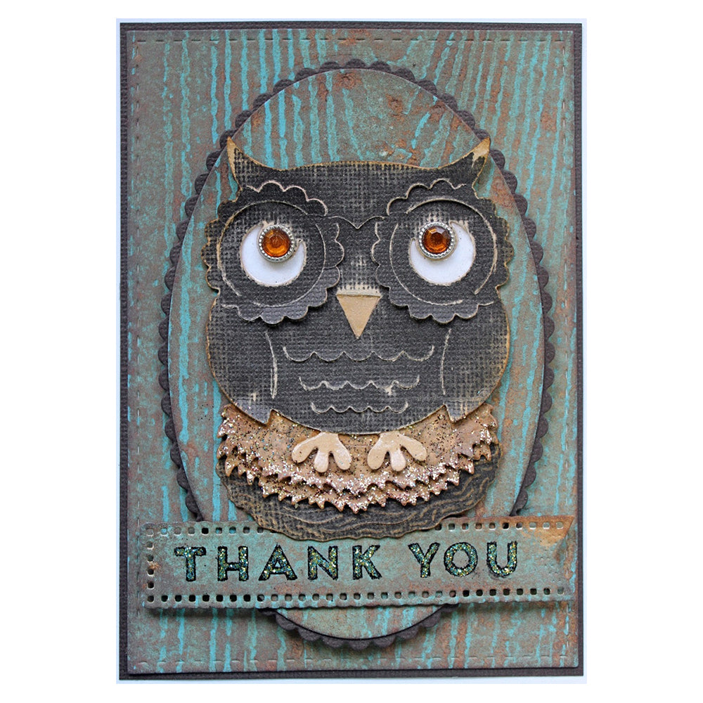 Whimsical Owl Die / Suaje de Búho Descontinuado Cheery Lynn Designs