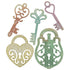 Whimsical Lock and Key / Llaves y Candados Descontinuado Cheery Lynn Designs