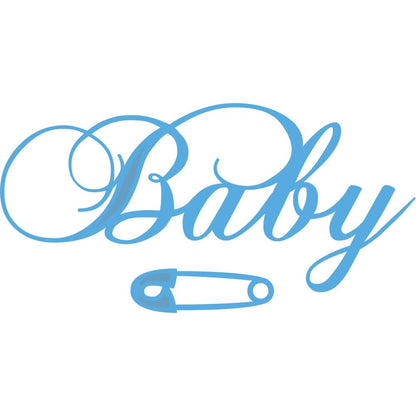 Baby Text &amp; Safety Pin / Bebe y Segurito Descontinuado Marianne design