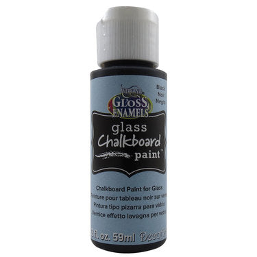 ChalkBoard Paint for Glass / Pintura Tipo Pizarra para Vidrio Pinturas DecoArt