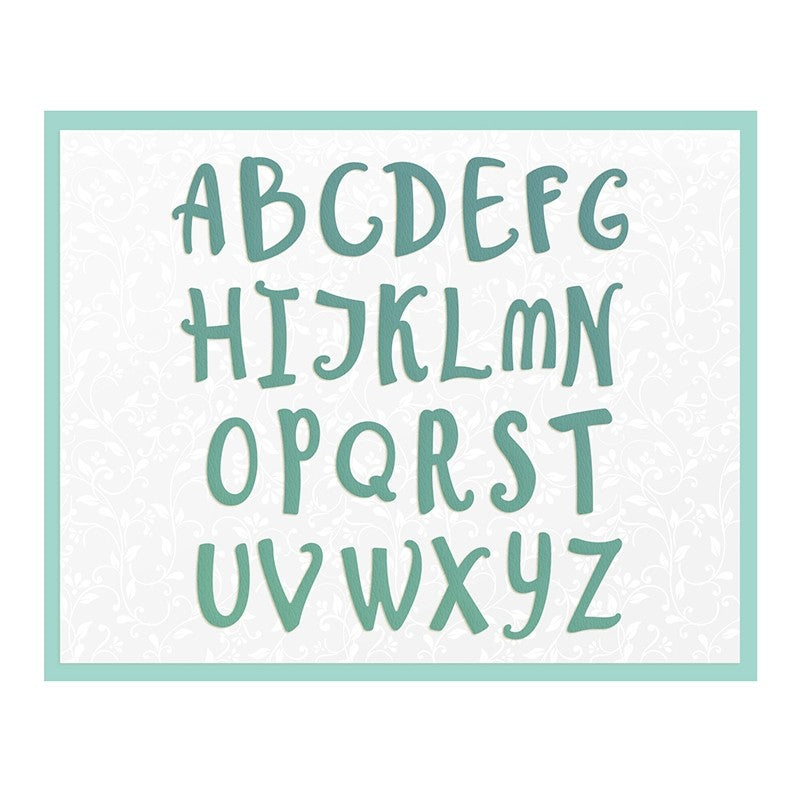 Uppercase Letters Dies / Suajes de Alfabeto Mayúsculas Descontinuado Couture Creations