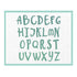 Uppercase Letters Dies / Suajes de Alfabeto Mayúsculas Descontinuado Couture Creations