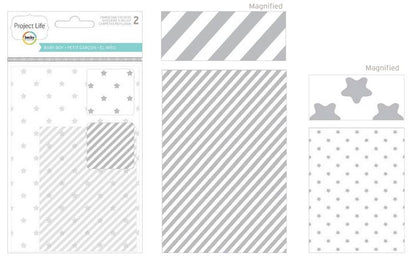 Embossing Folder Baby Boy / Folder de Grabado Niño Descontinuado Project Life