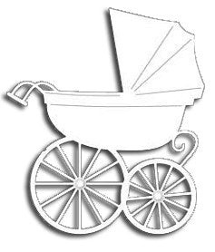 Baby Carriage Die / Suaje de Corte Carriola Descontinuado Memory Box