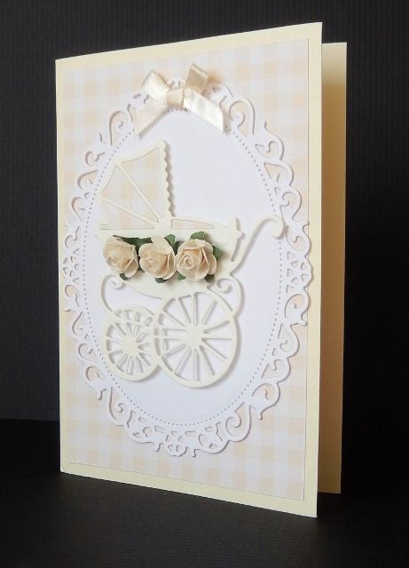 Baby Carriage Die / Suaje de Corte Carriola Descontinuado Memory Box