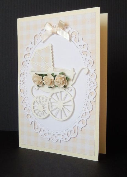 Baby Carriage Die / Suaje de Corte Carriola Descontinuado Memory Box