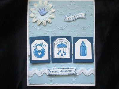 Folder de Grabado / Embossing Folder Baby Shower Descontinuado Cuttlebug