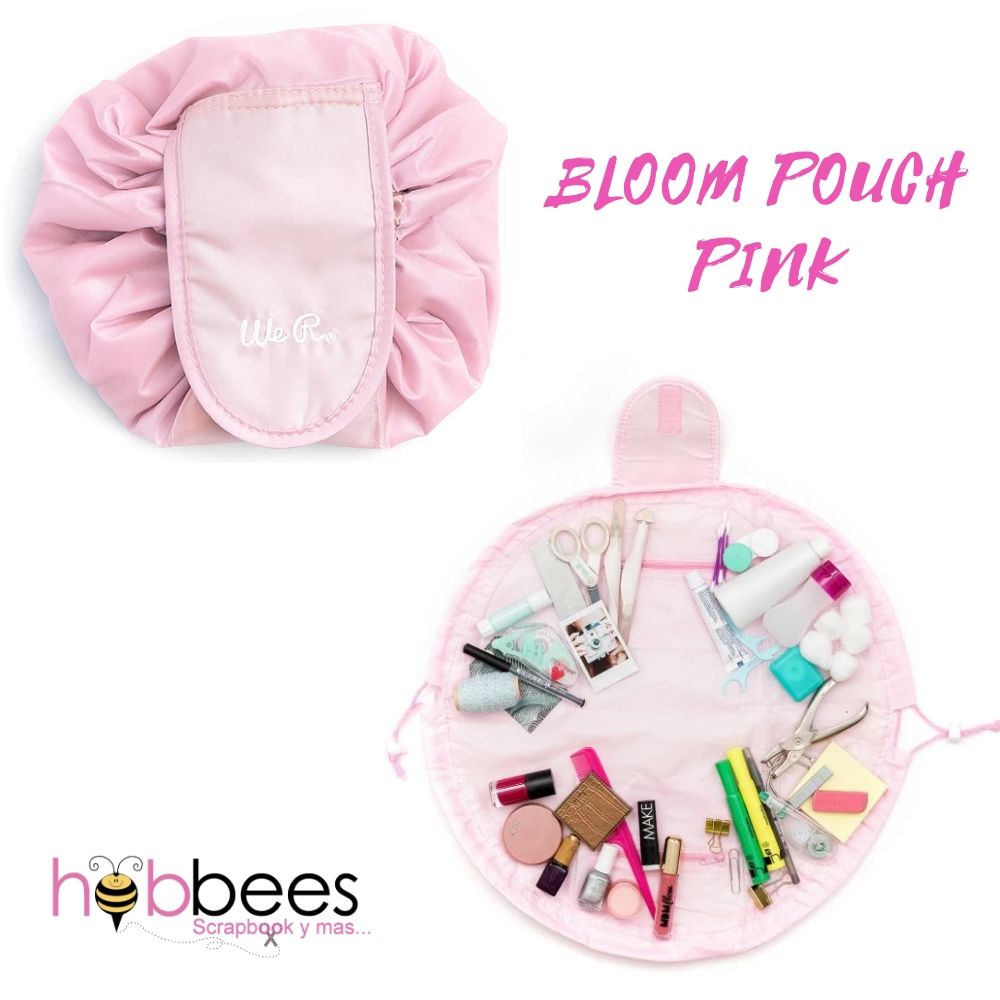 Bloom Pouch Pink / Bolsa Organizadora Tipo Flor Rosa Almacenamiento y Organización We R Memory Keepers