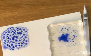 Distress Dabber Blueprint Sketch Acrylic Paint /  Pintura Acrílica Azul Oscuro Pintura y Medios Mixtos Ranger