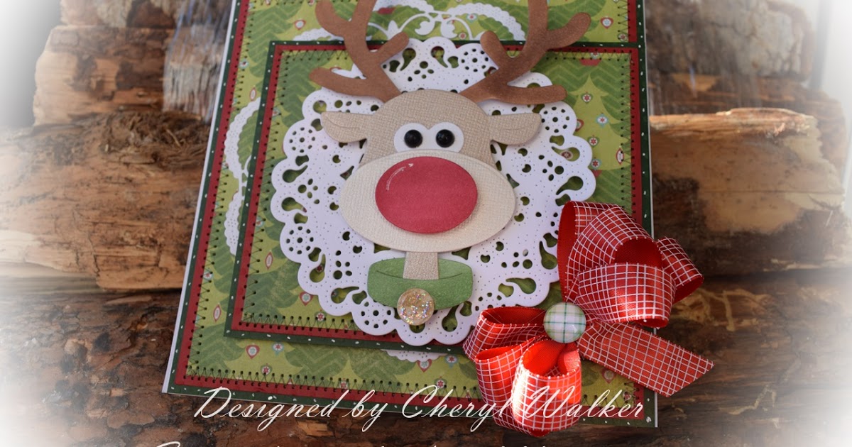 Brad the Reindeer Die / Suaje de Corte de Reno Descontinuado Cheery Lynn Designs