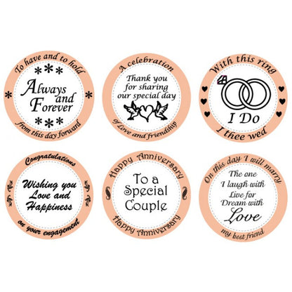 Bridal Stamp Kit / Kit Personalizable de Boda Sellos Mason-Row