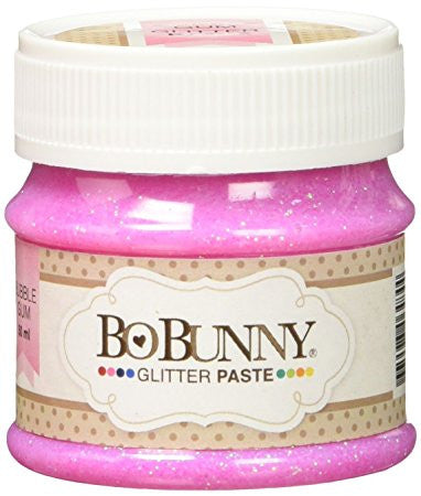 Bubble Gum Glitter Paste / Pasta Brillante Rosada Pastas Texturizadoras y Medios Mixtos BoBunny