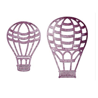 Hot Air Balloon Die / Suaje de Globos Aerostáticos Descontinuado Cheery Lynn Designs