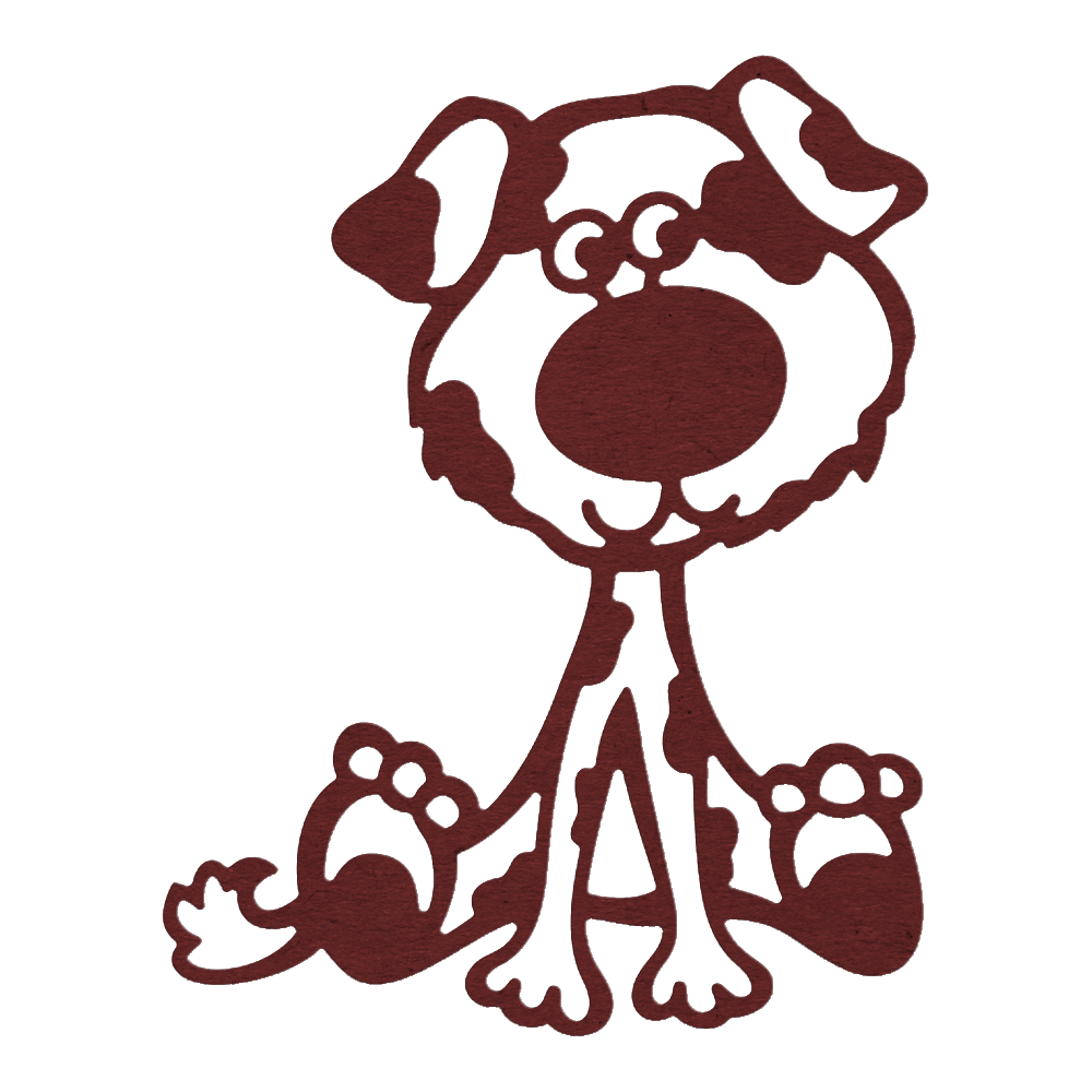 Funny Dog Die / Suaje de Perrito Descontinuado Cheery Lynn Designs