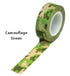 Washi Trendy Tape Camouflage/Green / Cinta Adhesiva Descontinuado Queen&Co