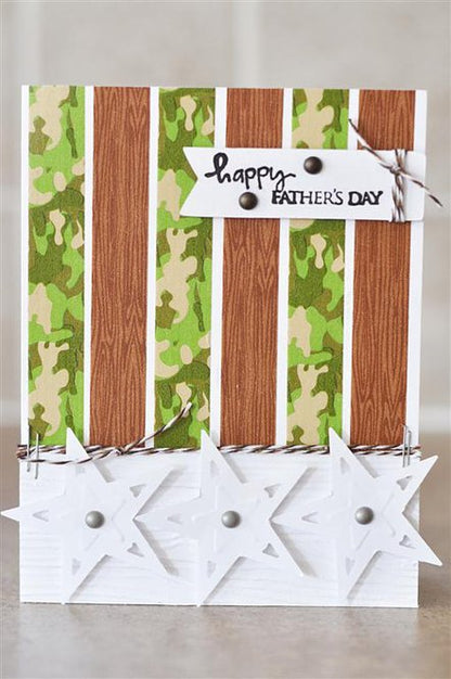 Washi Trendy Tape Camouflage/Green / Cinta Adhesiva Descontinuado Queen&amp;Co