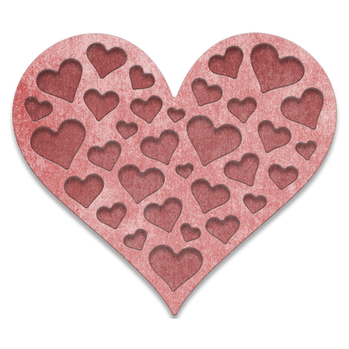 Heart of Hearts Die / Suaje de Corazón con Corazones Descontinuado Cheery Lynn Designs