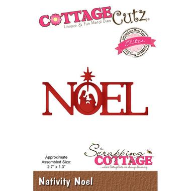 Nativity Noel Die / Suaje de Noel Dados de Corte / Suajes / Troqueles Cottage Cutz