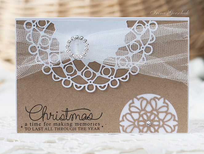 Dutch Daisy Super Doily 1 Die / Suaje de Blonda Holandesa Descontinuado Cheery Lynn Designs