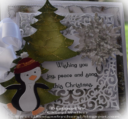 Penguin Pals Dies / Suajes de Pingüinos Descontinuado Cheery Lynn Designs