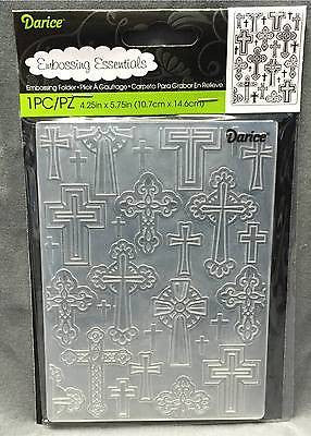 Crosses Embossing / Folder de Grabado Cruces Descontinuado Darice