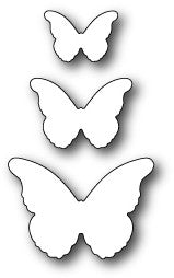 Cascadia Butterfly Trio Dies / Suaje de Corte Trio de Mariposas Descontinuado Memory Box