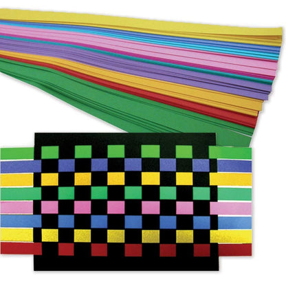 Chain Strips Brights / Tiras de papel colores Brillantes Papel Hygloss