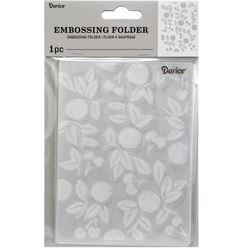 Embossing Folder Cherries / Folder de Grabado Cerezas Folders de Grabado Darice