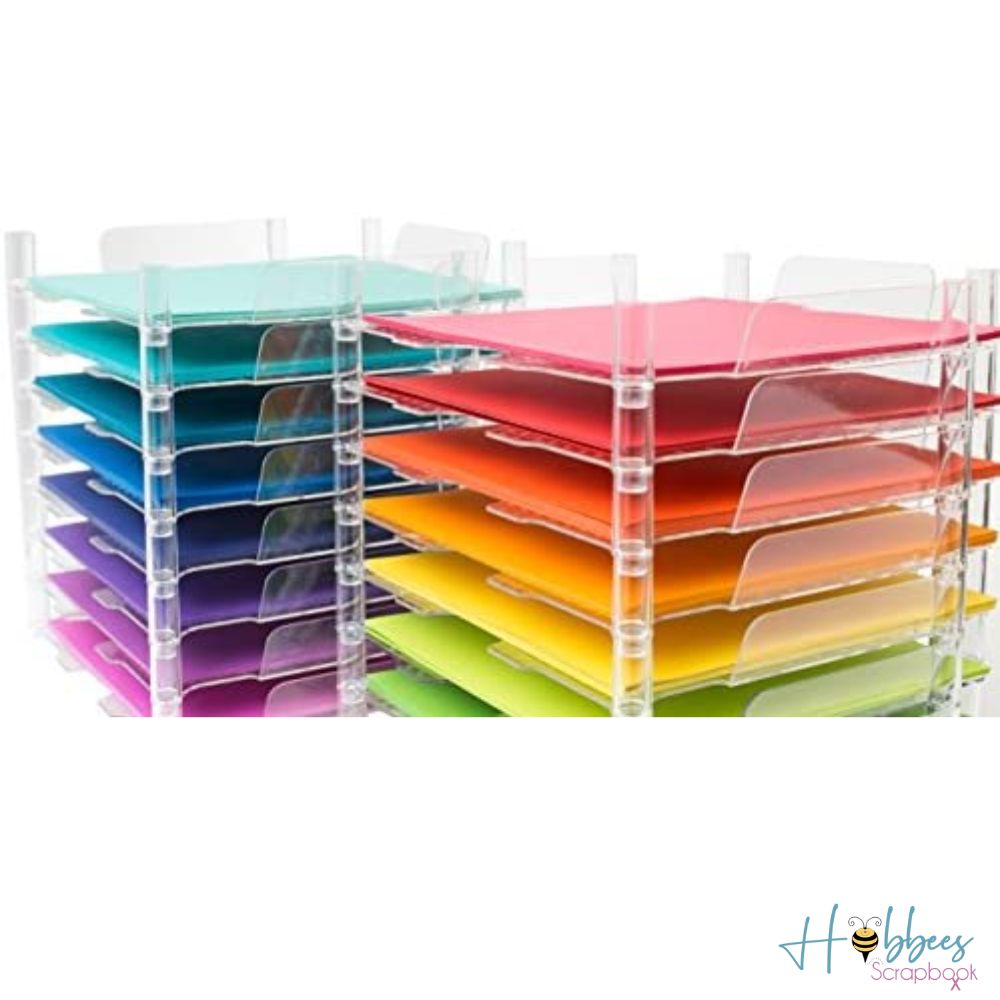 Stackable Acrylic Paper Trays / Bandejas de Papel Acrílico Apilables Almacenamiento y Organización We R Memory Keepers