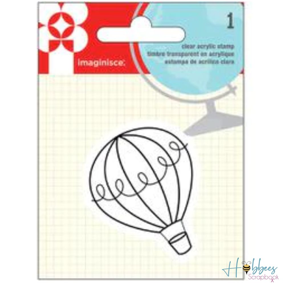 Balloon Clear Acrylic Stamp / Sello de Polímero de Globo Aerostático Sellos Imaginisce