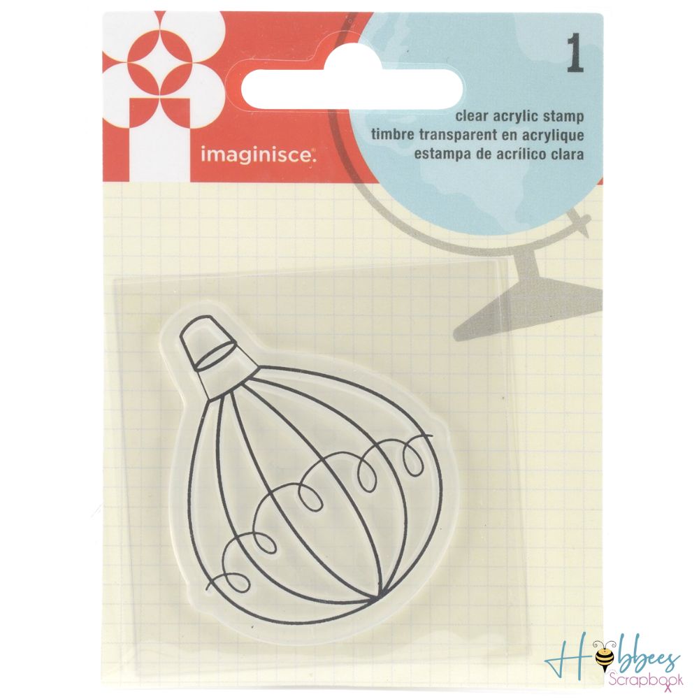 Balloon Clear Acrylic Stamp / Sello de Polímero de Globo Aerostático Sellos Imaginisce