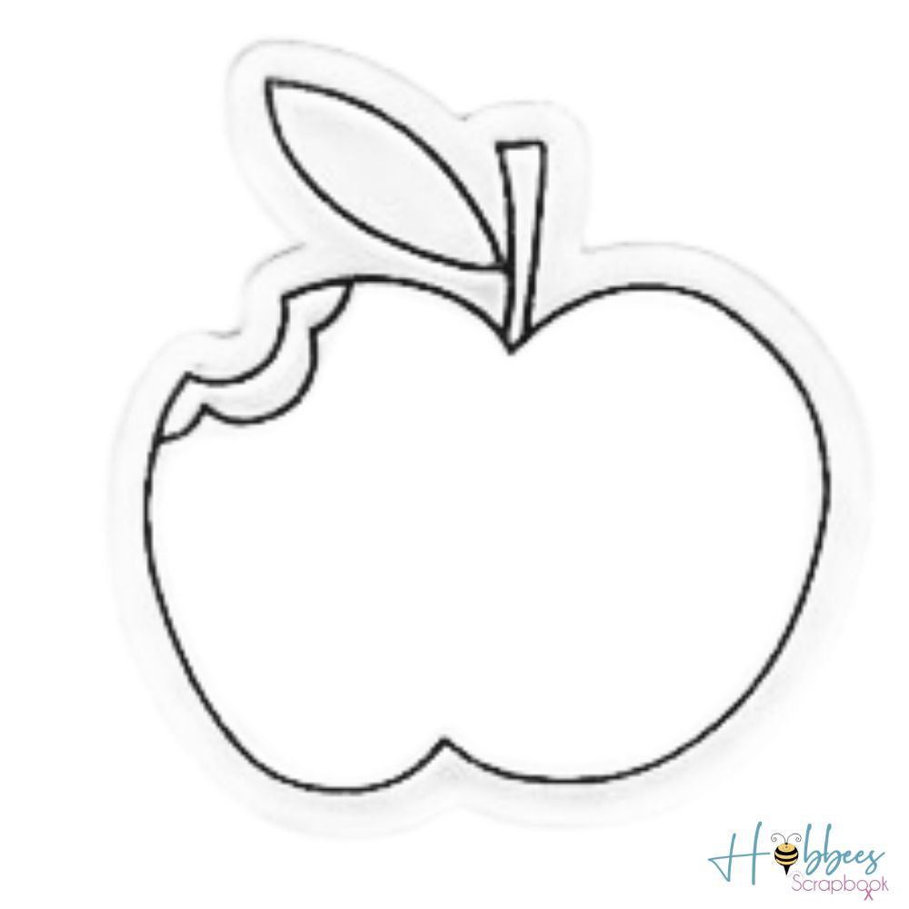 Apple Acrylic Stamp / Sello de Polímero Manzana Sellos Imaginisce