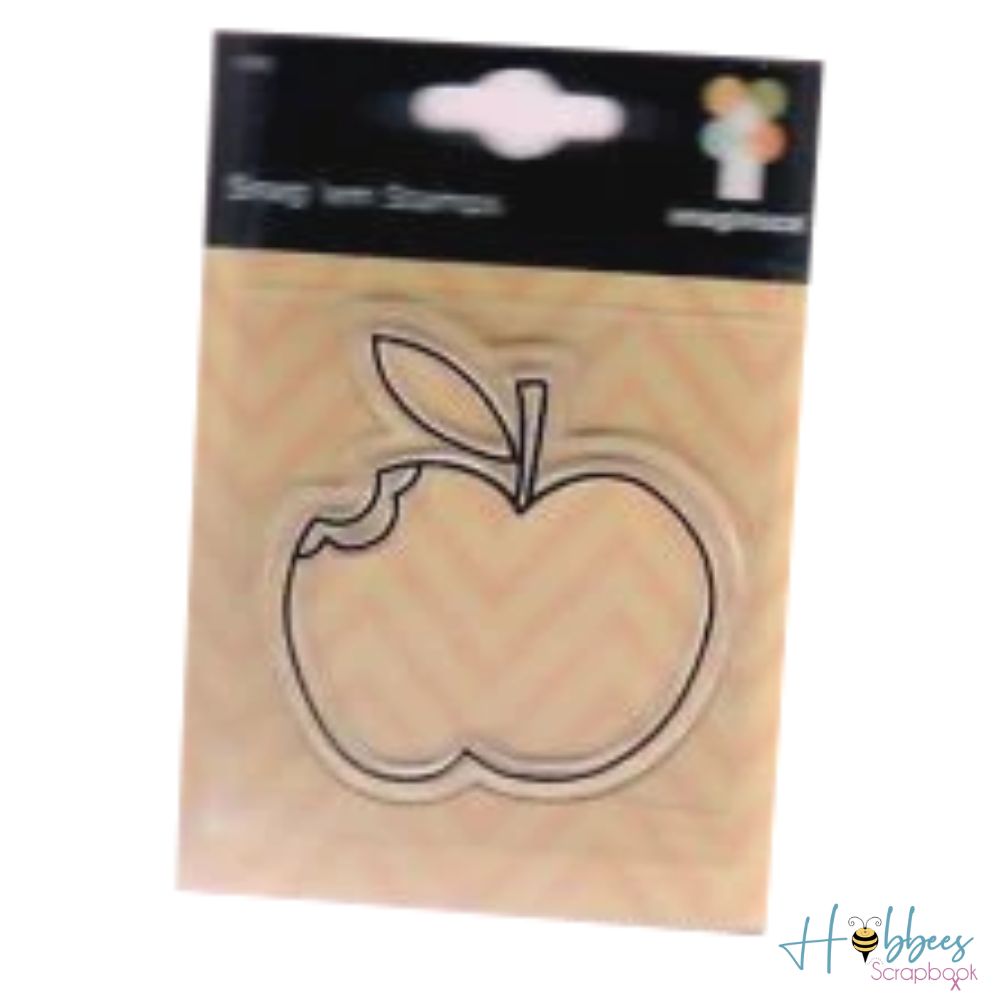 Apple Acrylic Stamp / Sello de Polímero Manzana Sellos Imaginisce