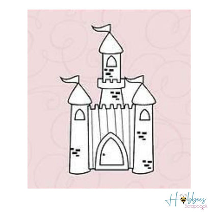 Clear Acrylic Stamp Castle / Sello de Polímero Castillo Sellos Imaginisce