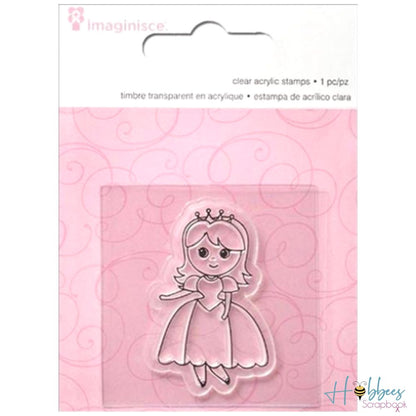 Clear Acrylic Stamp / Sello de Polímero Princess Sellos Imaginisce